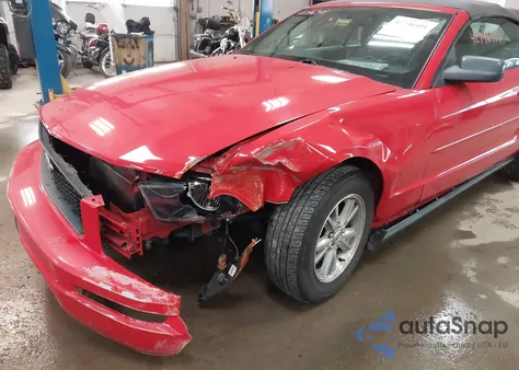 2007 Ford Mustang V6 Deluxe/V6 Premium из США, поврежденный, VIN 1ZVFT84N775262470
